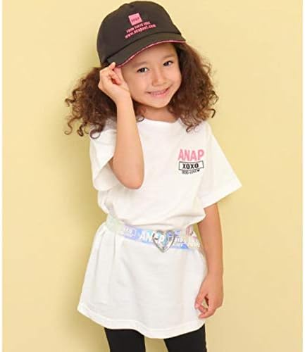 Amazon アナップキッズ ガール Anap Kids Girl オーロラベルト付プリントチュニック ワンピース チュニック 通販