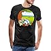 Spreadshirt® Astérix & Obélix Font Une Sieste T-Shirt Premium Homme, XL, Charbon