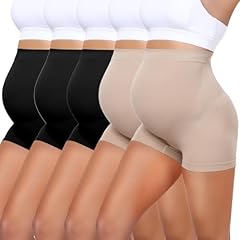 3-pack Black+2-pack Nude