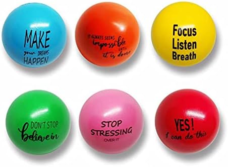Harrycle 8er Set Motivierende Stressbälle - Anti-Stress Mit Sprüchen