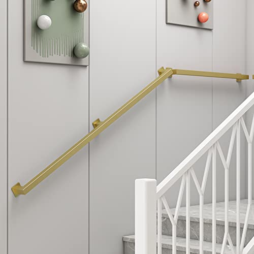 Rampe d'escalier dorée sécurisée 4,2m contre les risques de chute - 7