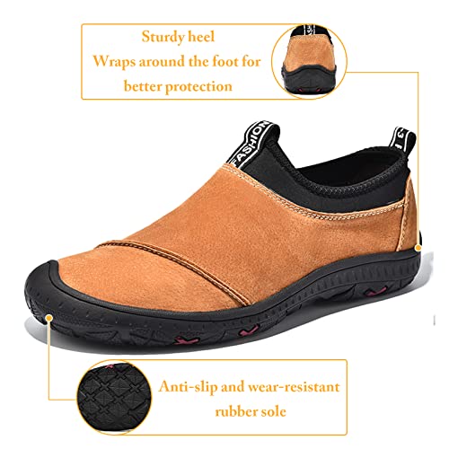 Mnplciea Men's Slip On Loafers Lightweight Comfortable Casual Fashion Sneaker Non-Slip Walking Shoes Outdoor Hiking Shoes4