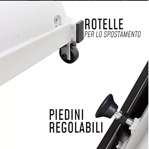 FFitness Lapis Roulant FLTP6380 Vloerkleed voor elektrische loopbrug, opvouwbaar, ruimtebesparend, gemotoriseerd, 1-6 km/u - Afbeelding 6