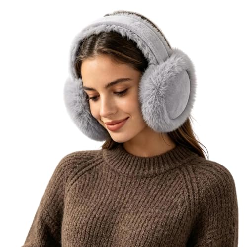 Piuwrlz Women's Plush Winter Ear Muffs Adjustable Headband - image 3