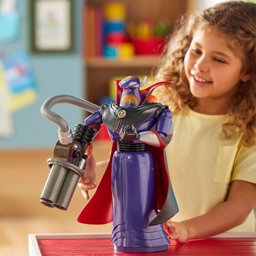 Image of Disney Store Official Zurg Talking Action Figure from Toy Story, Features Sounds and Phrases from The Movies, Interacts with Other Figures and Toys