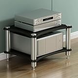 Montage facile : Ce meuble audio est conçu pour une installation rapide et simple. Tous les accessoires et vis sont inclus. Son spacieux meuble de rangement optimise l'espace vertical et offre une solution de rangement idéale pour votre installation audio-vidéo. Parfait pour un home cinéma ou un salon, il allie style et fonctionnalité avec élégance.