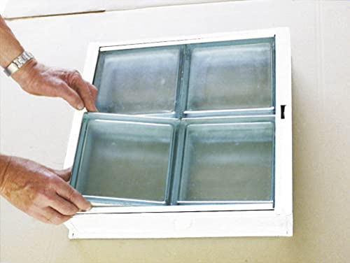 Ventana para 4 bloques de vidrio que elimina la condensación en muros fijados 7