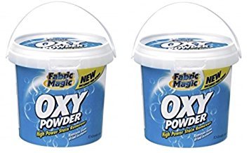 2 x Fabric Magic OXY Powder High Power Stain Remover Powder - 500g With Scoop