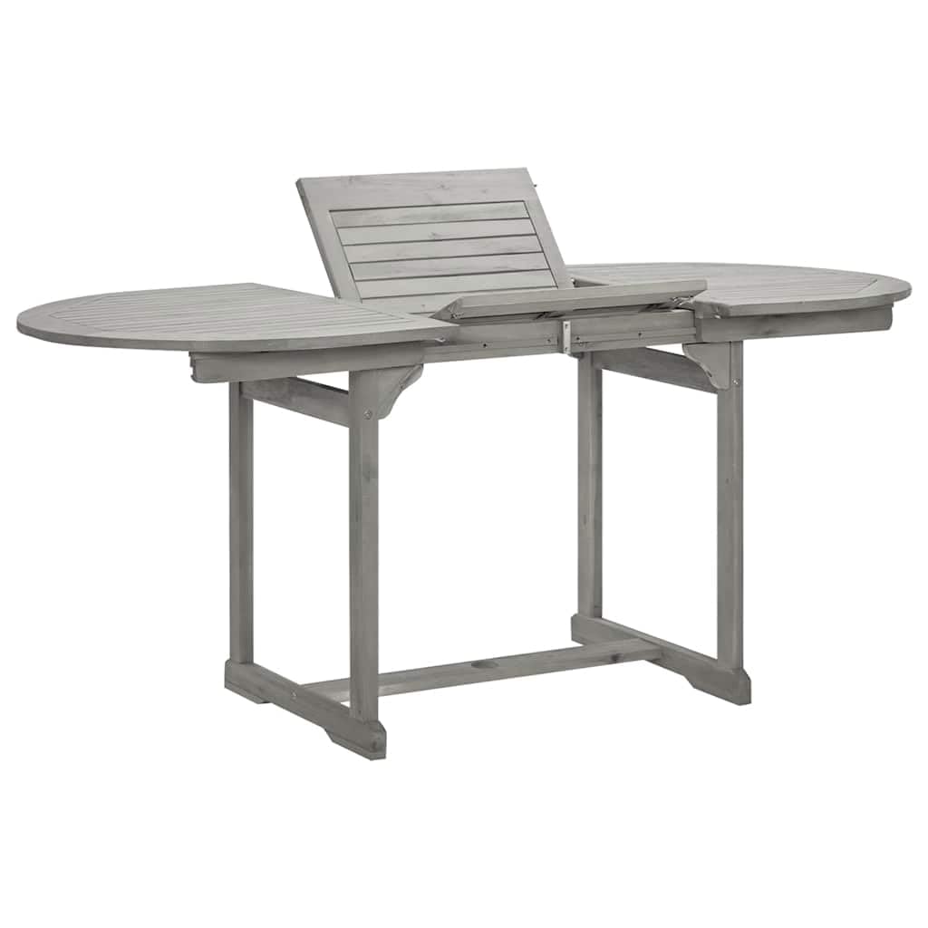 Mesa de jardín extensible de madera maciza de acacia mesa de comedor extensible de madera de acacia mesa de jardín extensible mesa de comedor rústica para exterior