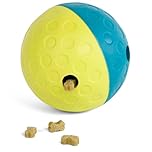 Outward Hound by Nina Ottosson Treat Tumble Interactive Puzzle Ball Dog Toy, Level 1 Beginner, Blue, Small