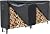 LooDro 8 FT Firewood Rack Cover, Outdoor Log Rack Cover, 600D Oxford Fabric Heavy Duty Waterproof Protection Cover, Log Holder Cover, Fire Wood Storage Cover(96" x 24" x 42")