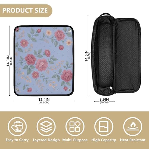 Funda de viaje 2 en 1 para plancha y rizador de cabello miniatura 4