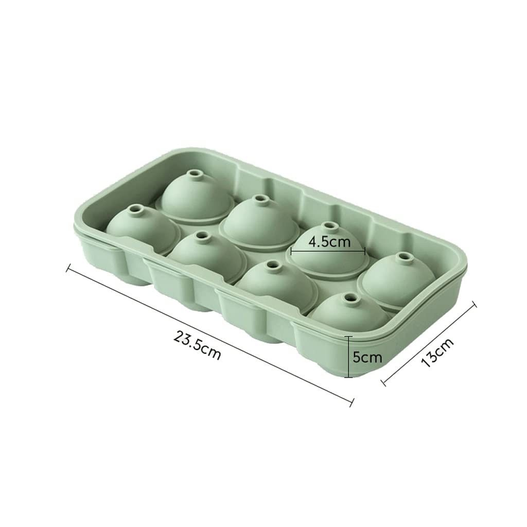 RJJ Bola grande hecha de molde de hielo congelado Modelo de bandeja de hielo Cubo de hielo Bebida de té de leche comercial Spherical