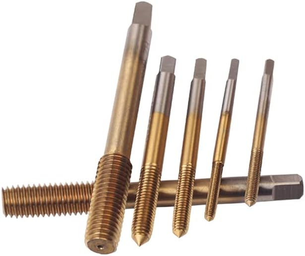 1PCS Fluteless Forming Machine Taps Metric Fine Thread Titanium Nitride Coating For Stainless Steel By Extrusion Taps,M8