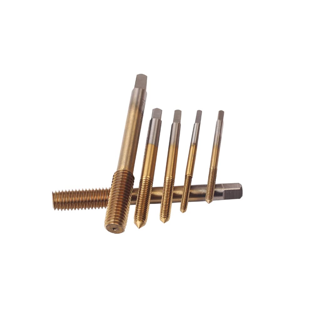 1PCS Fluteless Forming Machine Taps Metric Fine Thread Titanium Nitride Coating for Stainless Steel By Extrusion Taps,M10