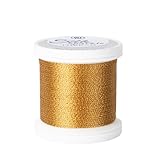 YLI Threads Silk Thread – 100 wt Fine Japanese Silk for Appliqué, EPP, and Quilting - Gold