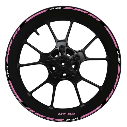 Autocollant jante moto Yamaha MT-09 imperméable pour éviter les rayures de roue