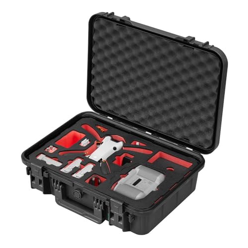 Tomcase Maleta Para Drones Ready To Fly Para Dji Mini 4 Pro Fly More Combo, Mando A Distancia Estándar O Dji Rc 2, Funda Protectora Eco Impermeable - Made In Germany Tomcase Maleta Para Drones Ready To Fly Para Dji Mini 4 Pro Fly More Combo, Mando A Distancia Estándar O Dji Rc 2, Funda Protectora Eco Impermeable - Made In Germany