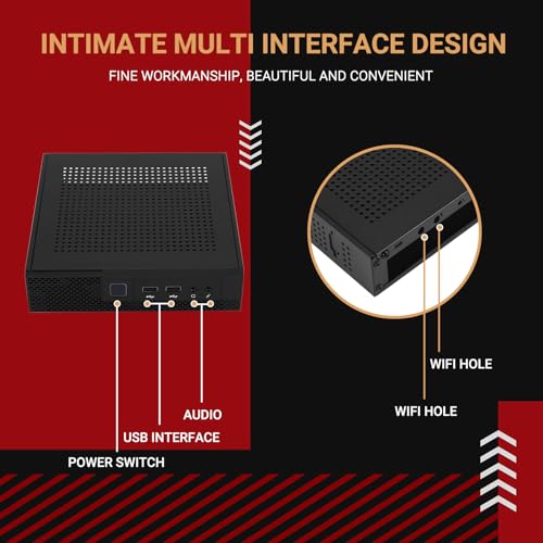 Boîtier d'ordinateur ITX TX02 compact contre l'encombrement des bureaux - 5