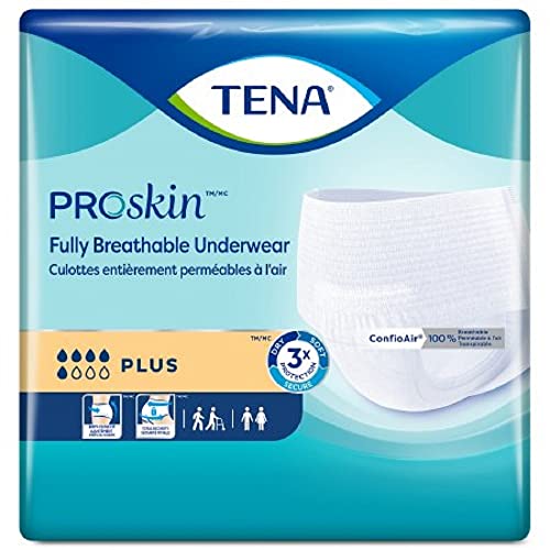 Tena Protective Underwear, Plus Absorbency (18/Pack) - 34 To 44 Inch Waist