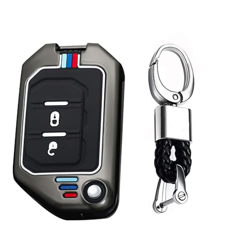 Coque de protection pour clé de Jeep Wrangler JL JLU Rubicon boitier usé 2-4 boutons