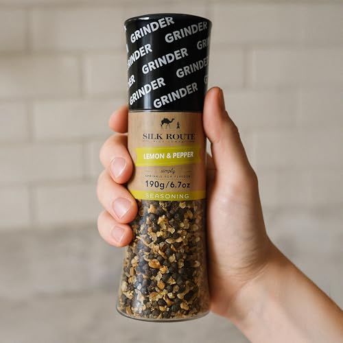 Silk Route Spice Company Lemon & Pepper Giant Grinder 190G
