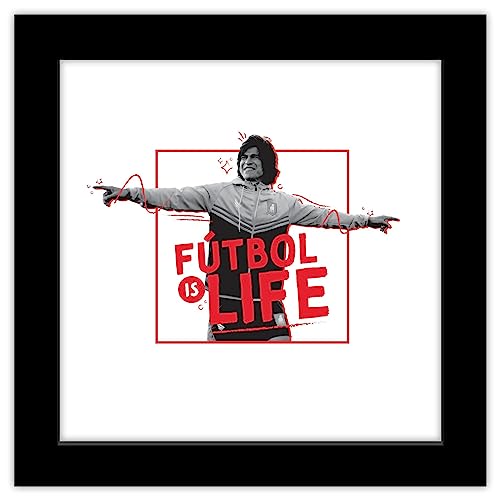 Trends International Gallery Pops Ted Lasso - Fútbol Is Life Wall Art Wall Poster, 12" x 12", Black Frame Version by Trends International - Used condition - US$20.17