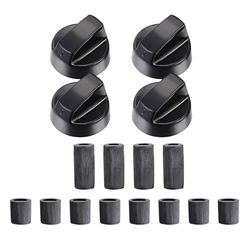 Botones de control para horno, 4 piezas de repuesto para quemador de cocina, reemplazo de botones de control, para cocina de cocina, estufa de y varios hornos