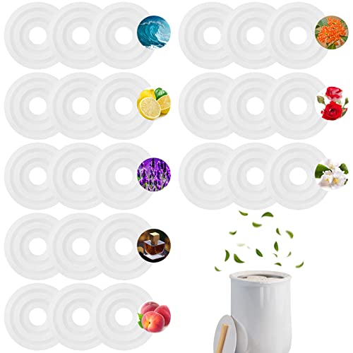 Demissle Replacement Fragrance Disc Towel Warmer Bucket Fragrance Scented Pads, 8 Flavors (24 Pcs) by Demissle - Used condition - US$10.52