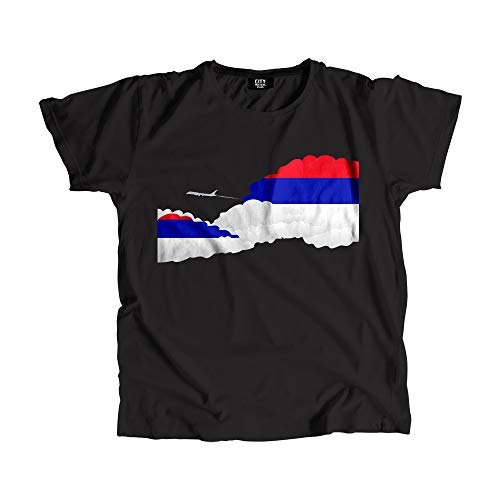 T-shirt Republika Srpska pour homme et femme motif avion