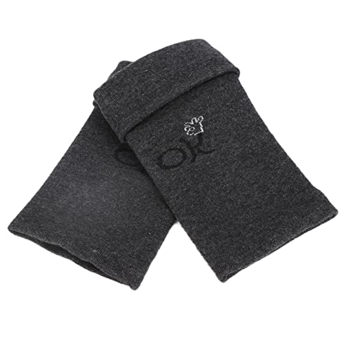 Luvas sem dedos, luvas tricotadas com comprimento suficiente Acabamento requintado Proteção de pulso