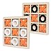 Produktbild Tic-Tac-Toe Holzspiel 2 Stück Holz Legespiel Tic Tac Toe Extreme Kinder Jeden Alters XO Reisespiel Denkspiel Familienspiel für Partys und Feiern, 14 * 14 * 0.5cm