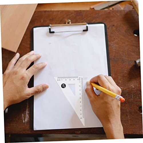 STOBOK 12 Conjuntos De Régua Transparente De 15 Cm Para Estudantes De Plástico Simples Régua Centimé