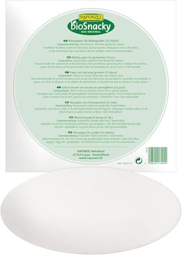 Rapunzel Vliespapier für Sprossengarten bioSnacky (1 x 25 Stk)