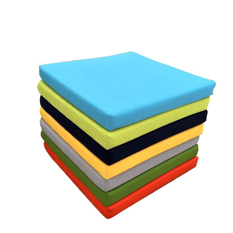 Coussin de banc imperméable 120x40x5cm antidérapant extérieur bleu - 8