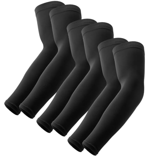 Image of UV Sun Protection Arm Sleeves - UPF 50 Cooling Compression Sleeves for Men & Women - Arm Cover /Protector for Basketball, Voleyball, Golf, Baseball, Football, Running, Cycling & Other Outdoor Sports