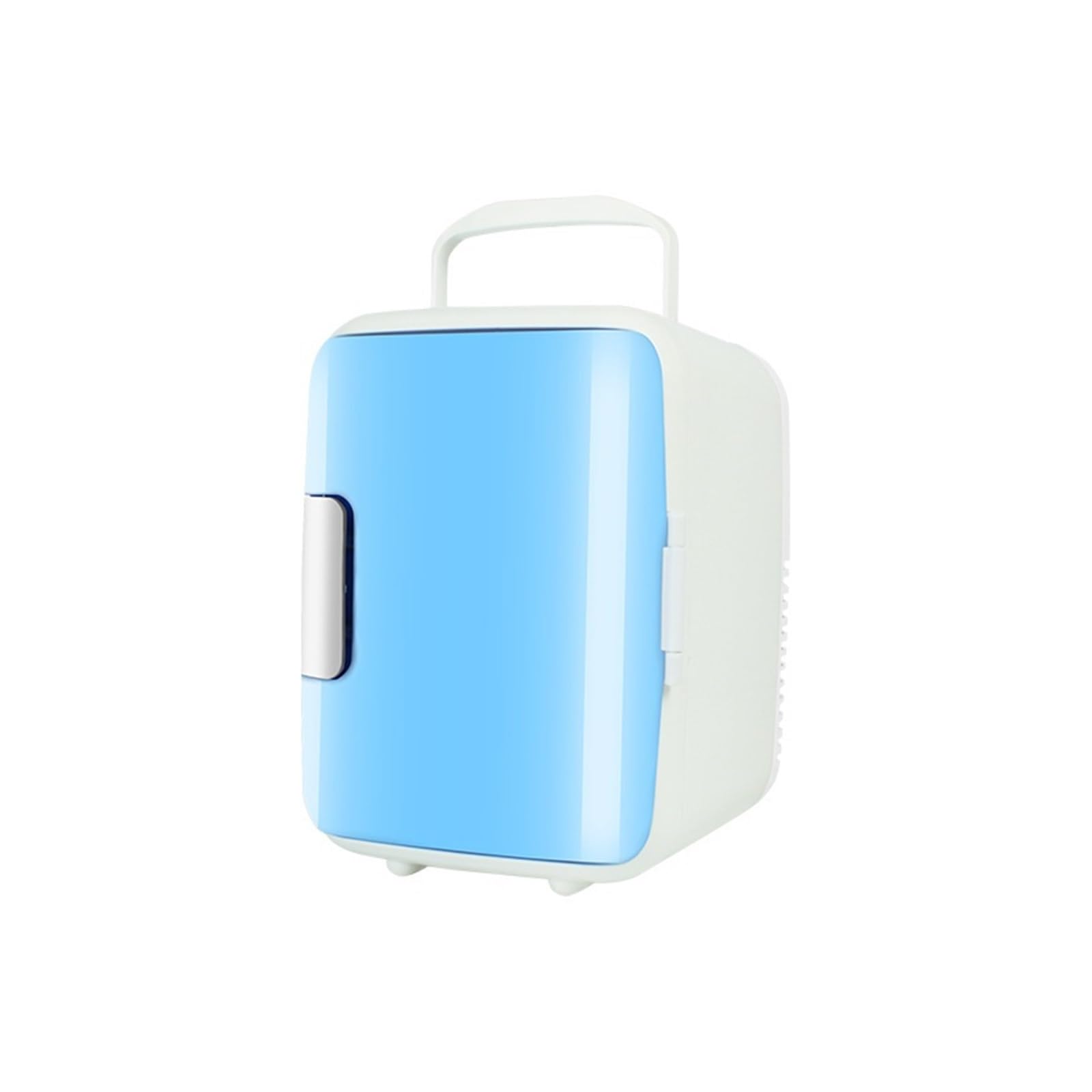Refrigerador de Coche de Gran Capacidad de 4L, de Grado alimenticio, con Revestimiento Enfriador y Calentador, Mini refrigerador for Dormitorio, Oficina, hogar.(Blue)