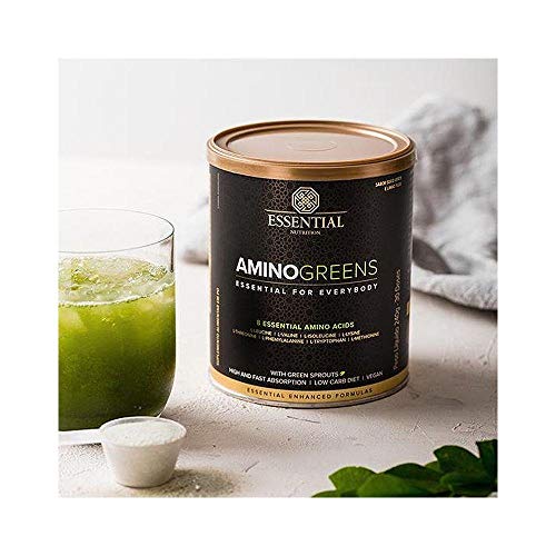 Amino Greens Lata (240g) - Essential Nutrition, Essential Nutrition, multi-colored, Tamanho único