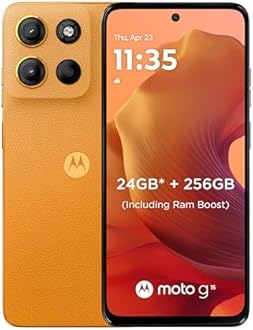 MOTOROLA G15, 8GB RAM,DUAL SIM,256 GB ROM, MediaTek Helio G81, 6.72", Android 15, Sunrise Orange