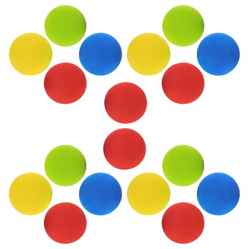 MUSISALY 18個 入りゴルフ練習ボール ソフトで静音 室内 用 軽量素材 ポータブル 手軽にスキル向上 家族や友人との楽しいゴルフ練習に