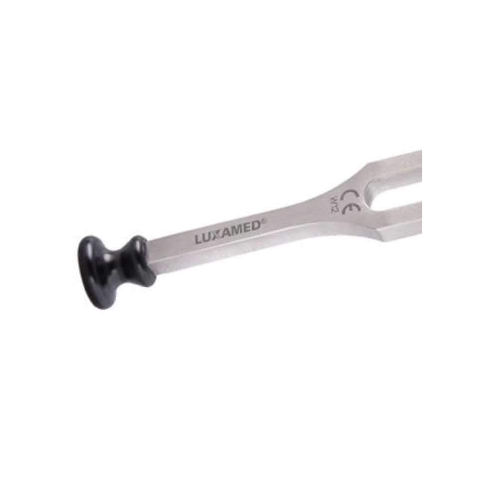 Luxamed Stimmgabel Vibrationsgabel mit Fuß, HNO, a1 440, Edelstahl, Sensibilitätsprüfung