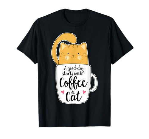 Funny Orange Cat Coffee Quote For Cat Mom & Women
