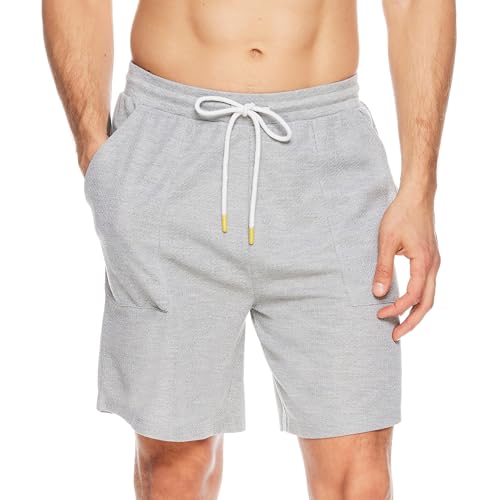 JOE BOXER Mens Lounge Shorts with Pockets, Moisture-Wicking Mens Pajama Shorts, Sweat Shorts Men with Drawstring