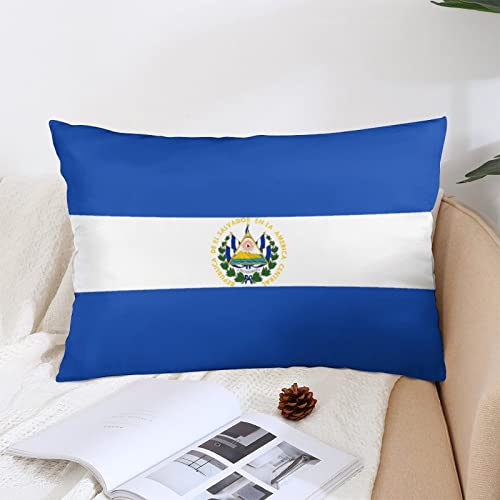 Girls Boys Pillowcases Pillows Covers Cases Country Nation Vintage Flag Pillow Case 20X30 El Salvador Flag Bed Throw Pillows For Livingroom Sofa Decoration Closure Double-Sided Printing Design #TOP4