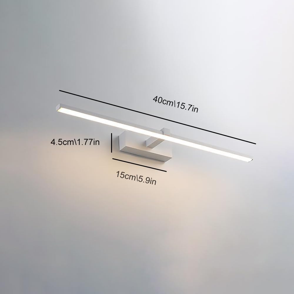 Jadssox Lampada da toeletta Moderna per Bagno, Lampada da Bagno, Lampada da Bagno su Specchio, Lampada da toeletta a LED, Lampada da toeletta a Barra, Lampada da Bagno, Luce da Bagno