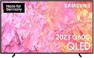 Samsung QLED 4K Q60C 55-calowy telewizor (GQ55Q60CAUXZG, model niemiecki), technologia Quantum-Dot, Quantum HDR, AirSlim Design, Smart TV [2023]