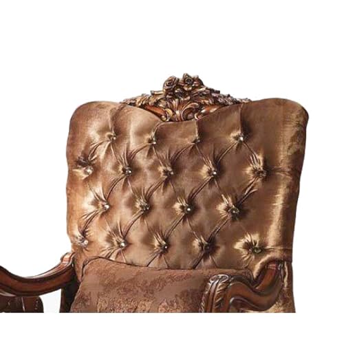 Sillón Terciopelo Marrón claro Plegable miniatura 4