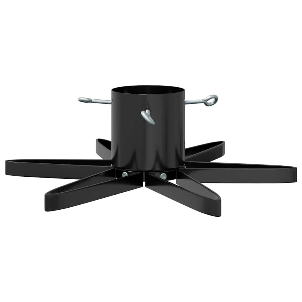 Tomostar Support de Sapin de Noël, Pied de Sapin de Noël Base d'arbre 1.73 Noir 49 x 49 x 15,5 cm Acier