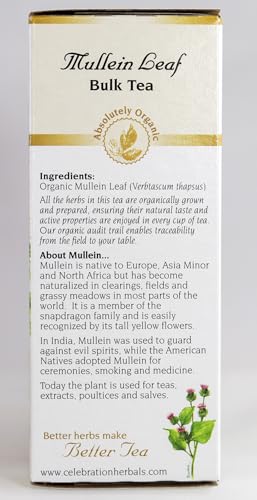 Celebration+Herbals+Mullein+Leaf+25g