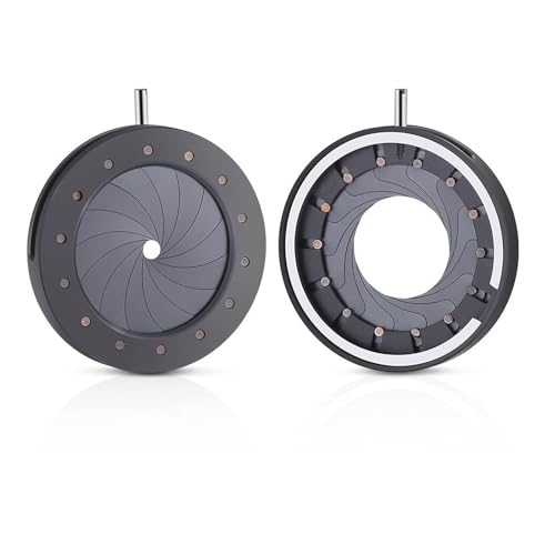 Microscope Adjustable Iris Aperture Diaphragm Aperture Adjustable Lens Optical Diaphragm for Microscope(SK25)